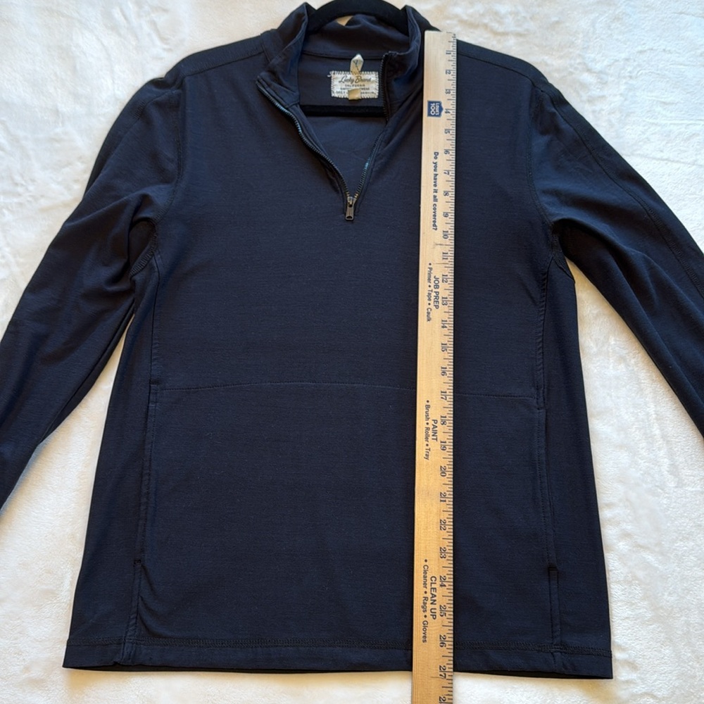 Men’s Lucky Brand Soft Knit Quarter Zip Long Sleeve Pullover - Picture 8 of 12